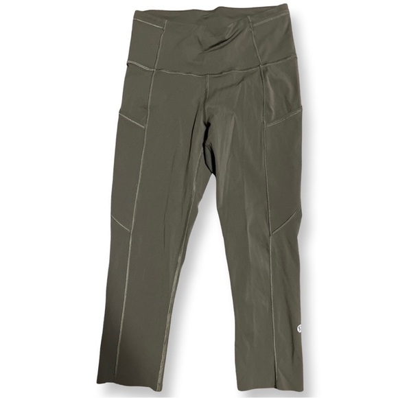 LULULEMON Fast and Free Crop II 19" *Non-Reflective
Dark Olive Size 4 - Picture 7 of 10